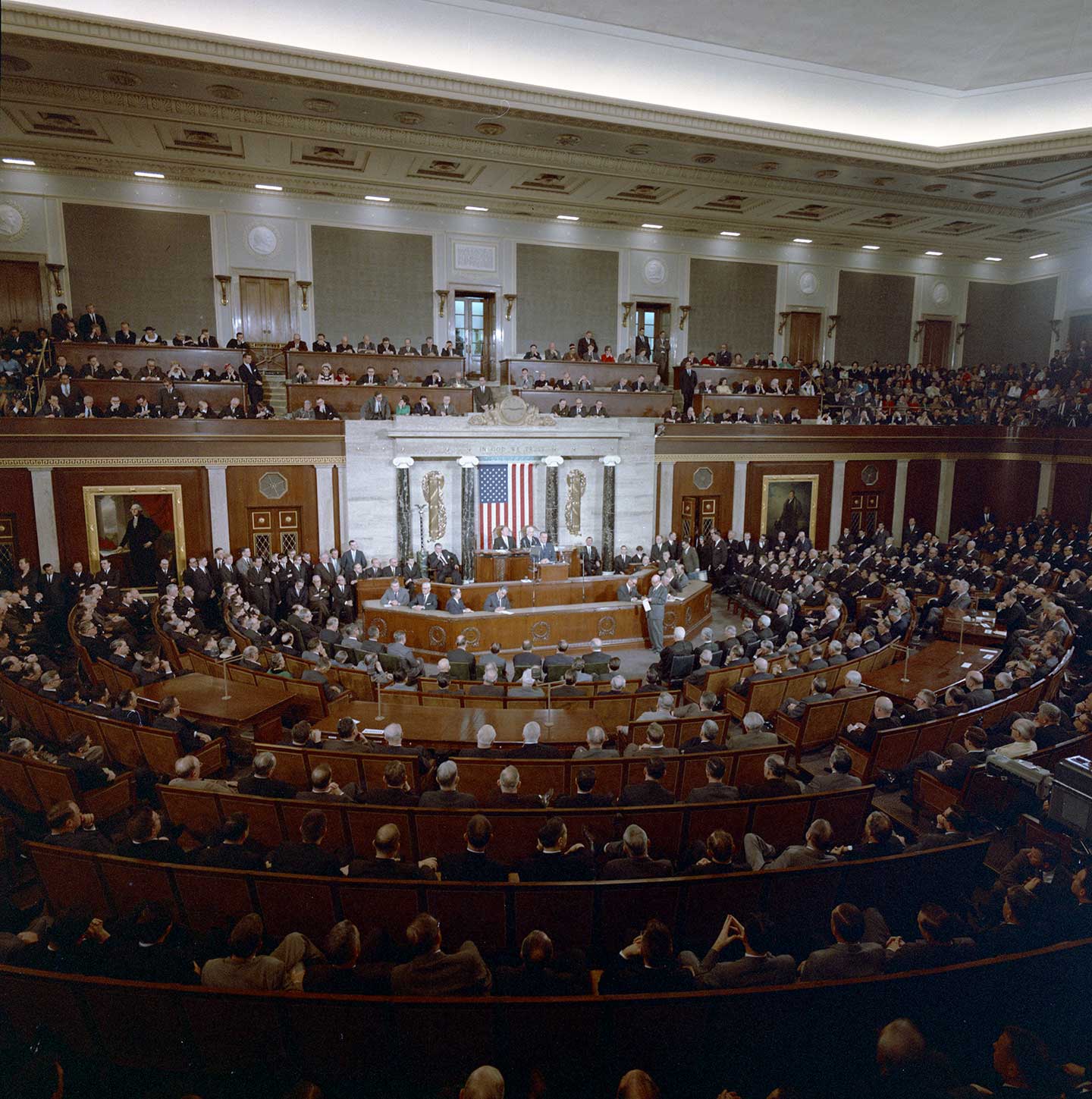 Image of Congress passing voting rights act of 1965