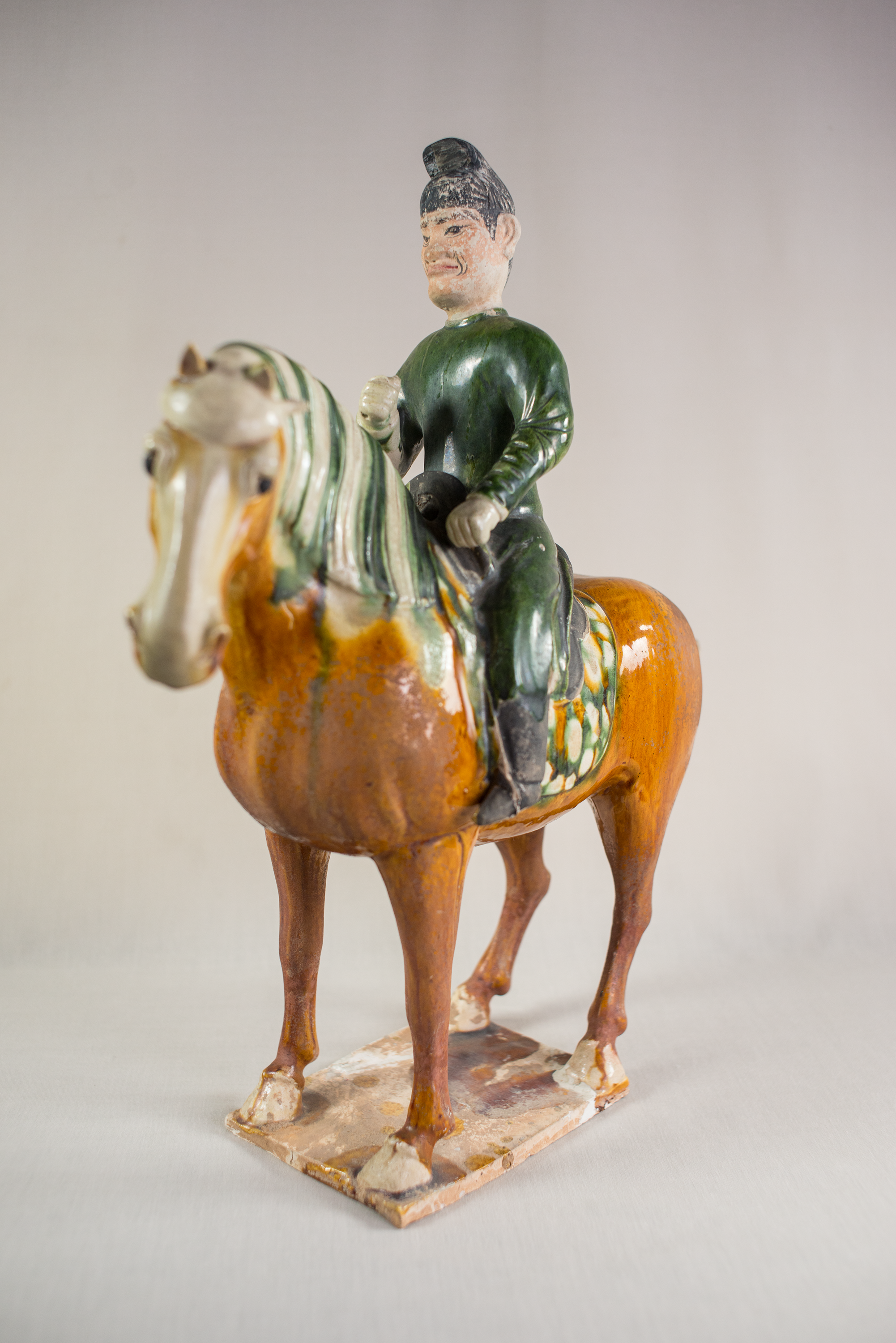 Terracotta figure given to President and Mrs. Lyndon B. Johnson from His Excellency Chiang Kai-shek, President of the Republic of China, and Madame Chiang Kai-Shek