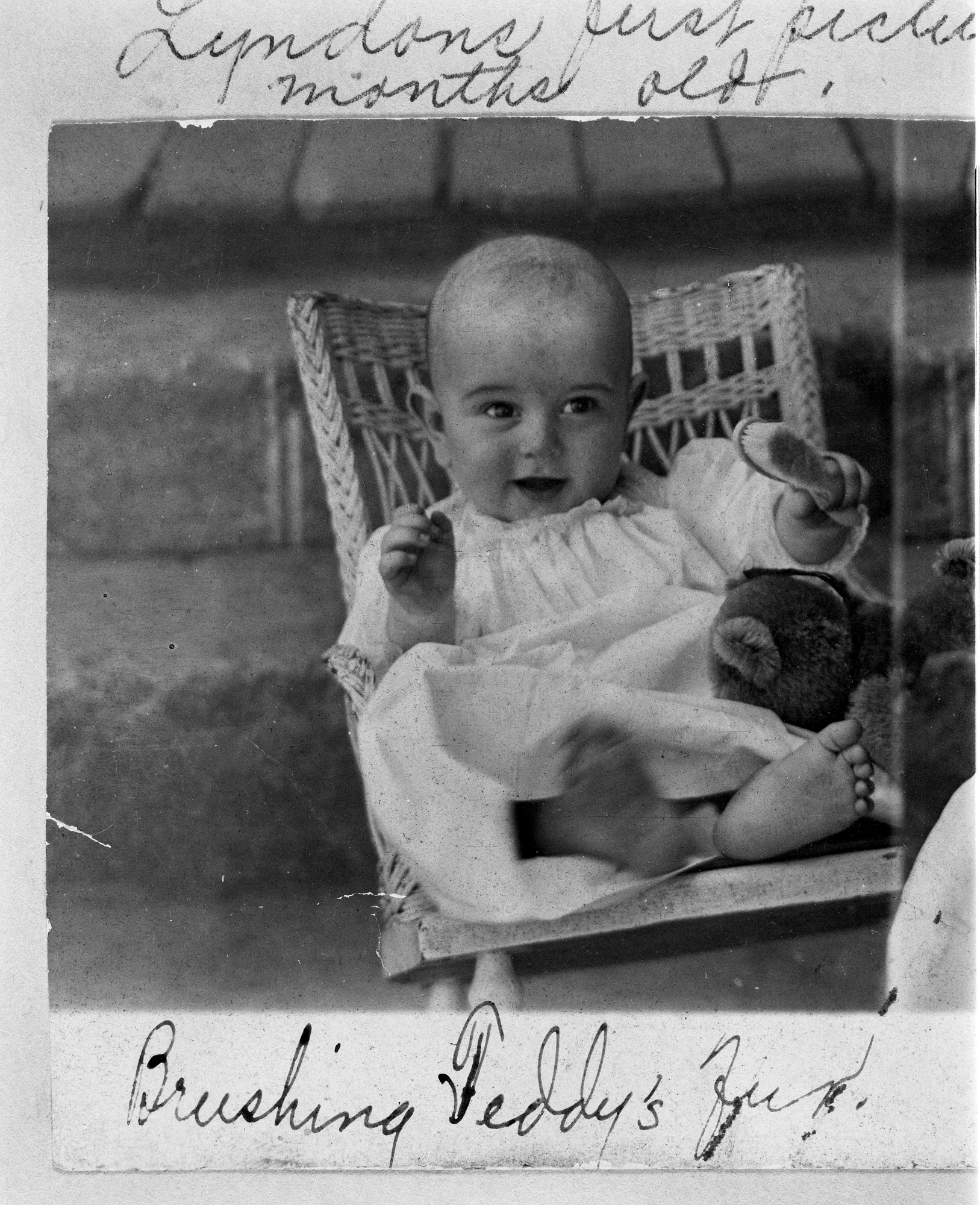 Lyndon B. Johnson at six months old