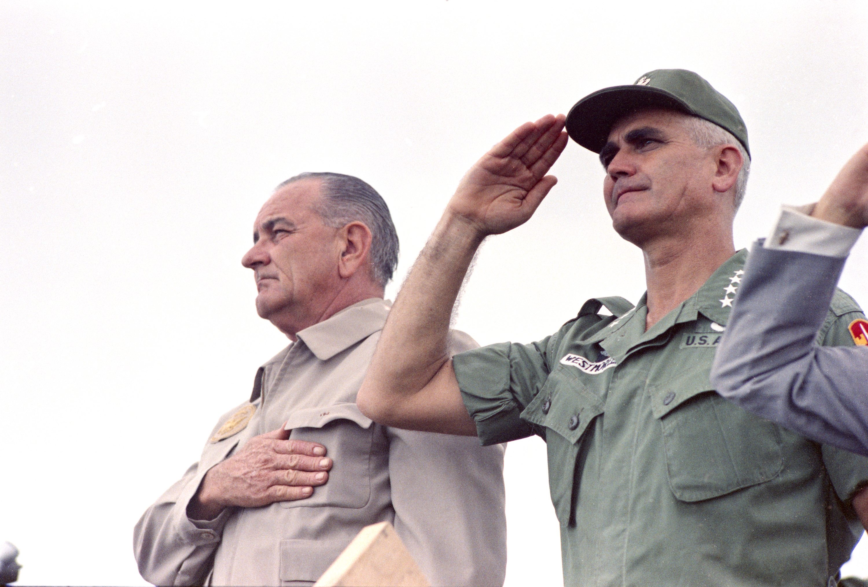 President Johnson and Gen. William Westmoreland. LBJ Library photo by Yoichi Okamoto #C3598-13a.