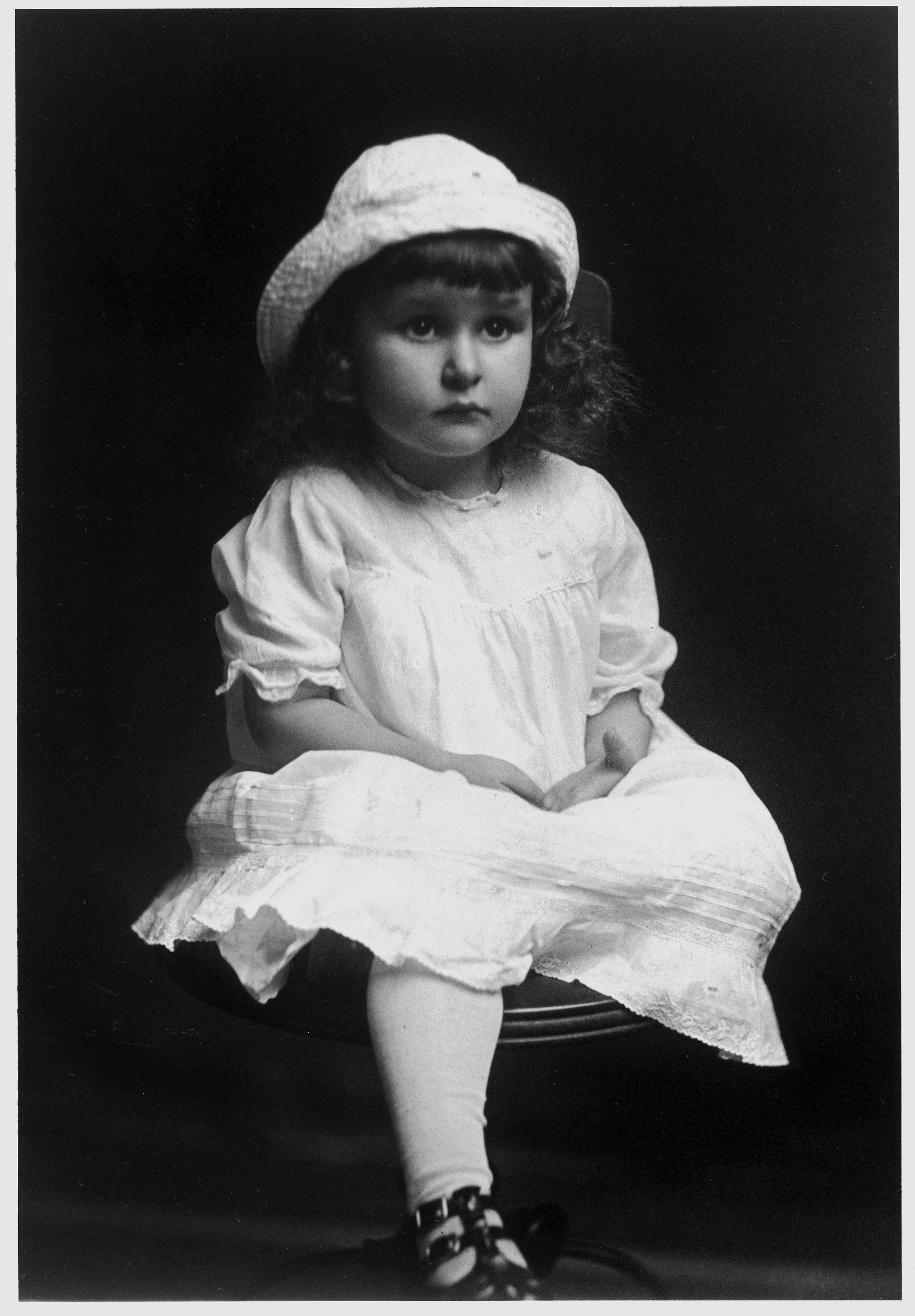Childhood portrait of Claudia Alta "Lady Bird" Taylor.