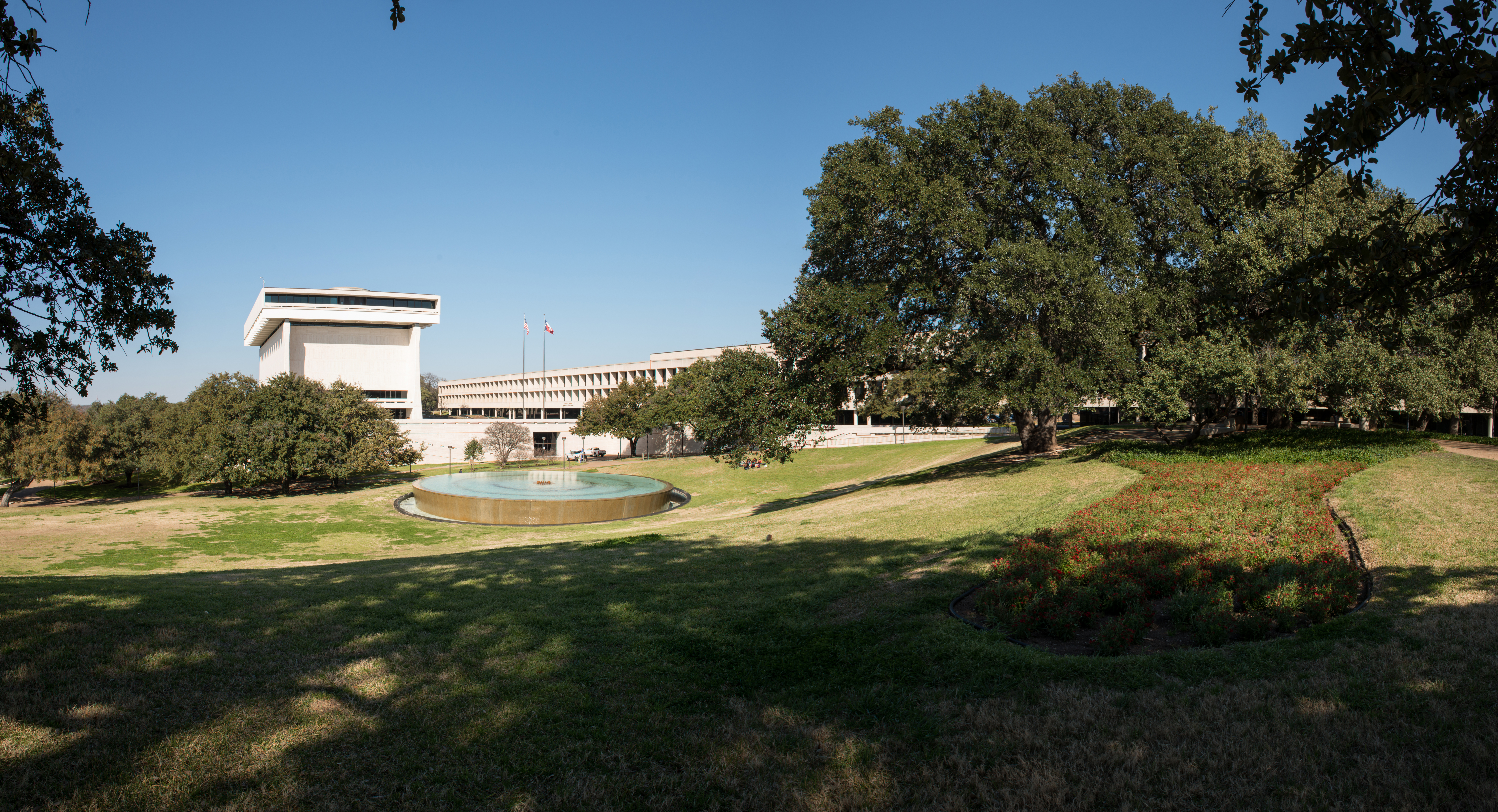Photo from the overlook of the LBJ Presidential Library.