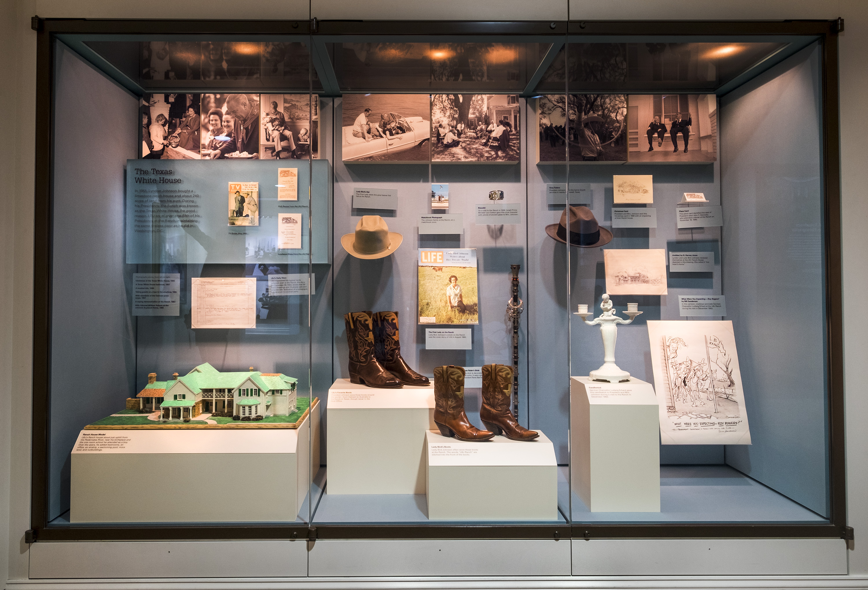 The White House Years exhibit on the 10th floor of the LBJ Presidential Library.