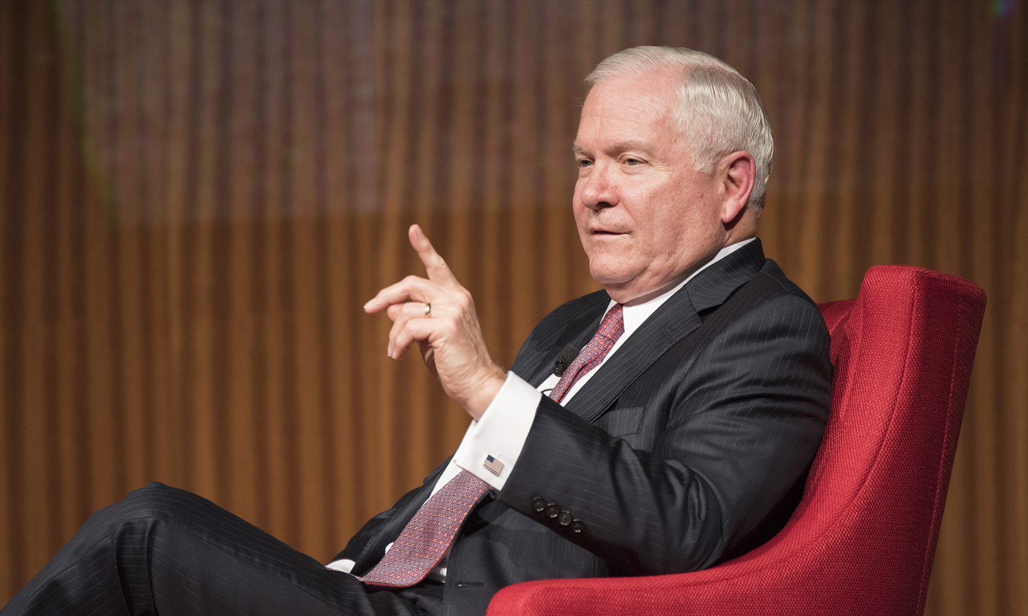 Former U.S. Secretary of Defense Dr. Robert Gates, LBJ Library photo by Jay Godwin, DIG13834-042