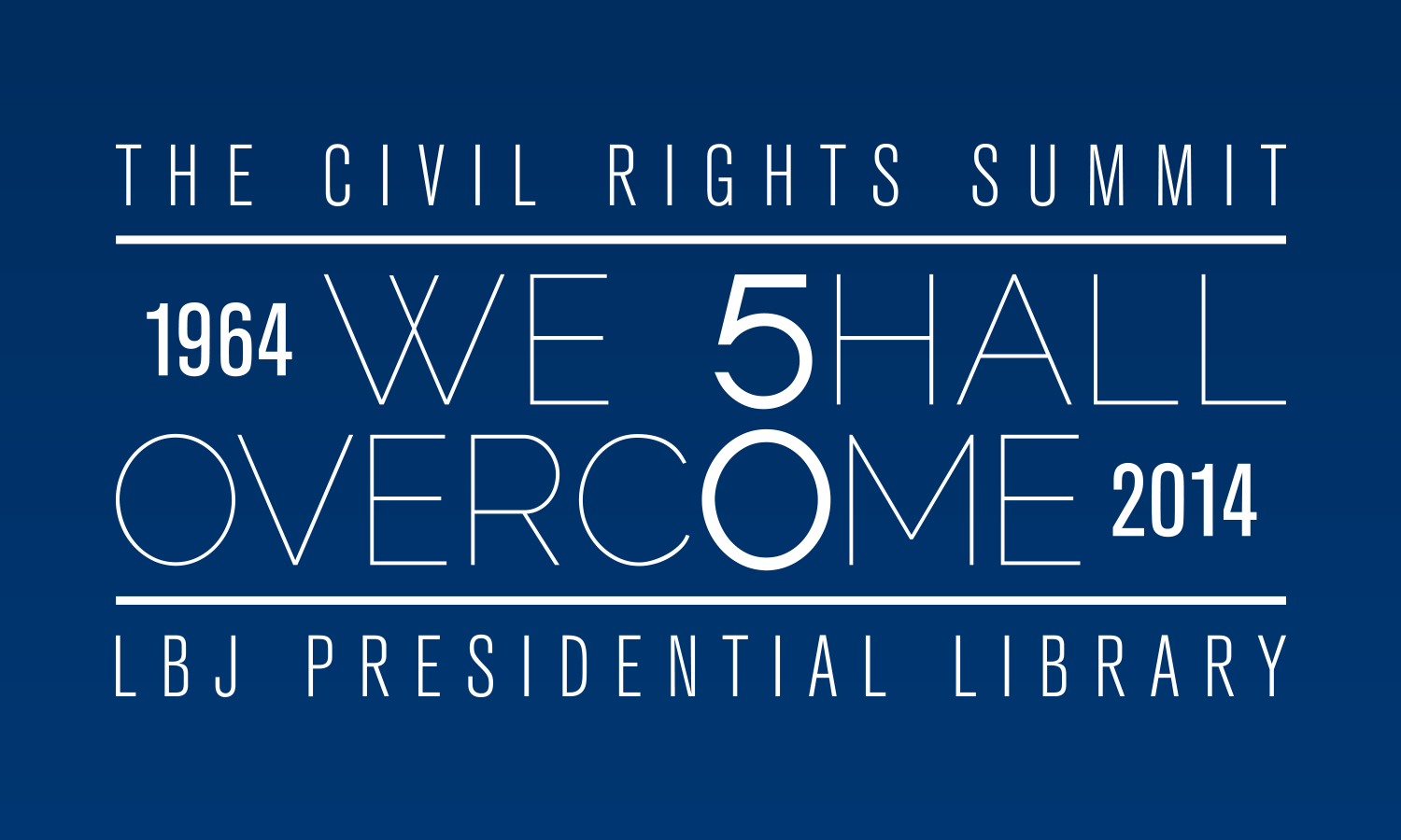 Civil Rights Summit April 8-10, 2014, to mark the 50th anniversary of the Civil Rights Act of 1964.