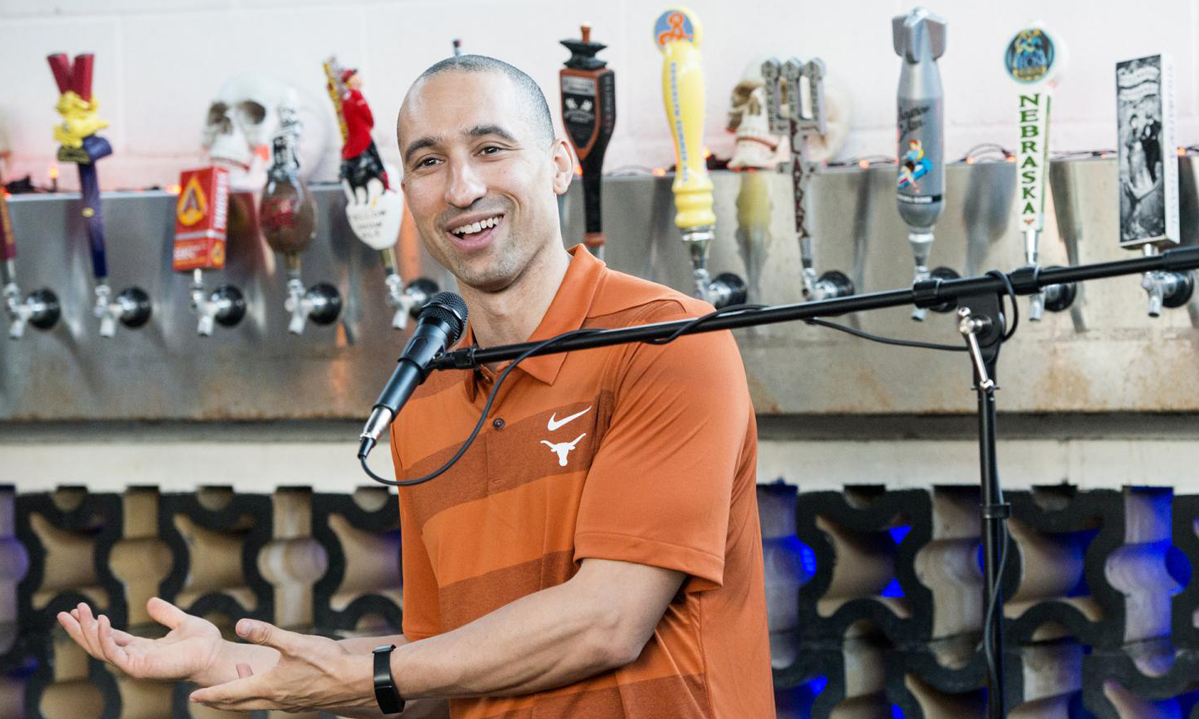 Coach Shaka Smart. LBJ Library photo by Jay Godwin, DIG14372-049.