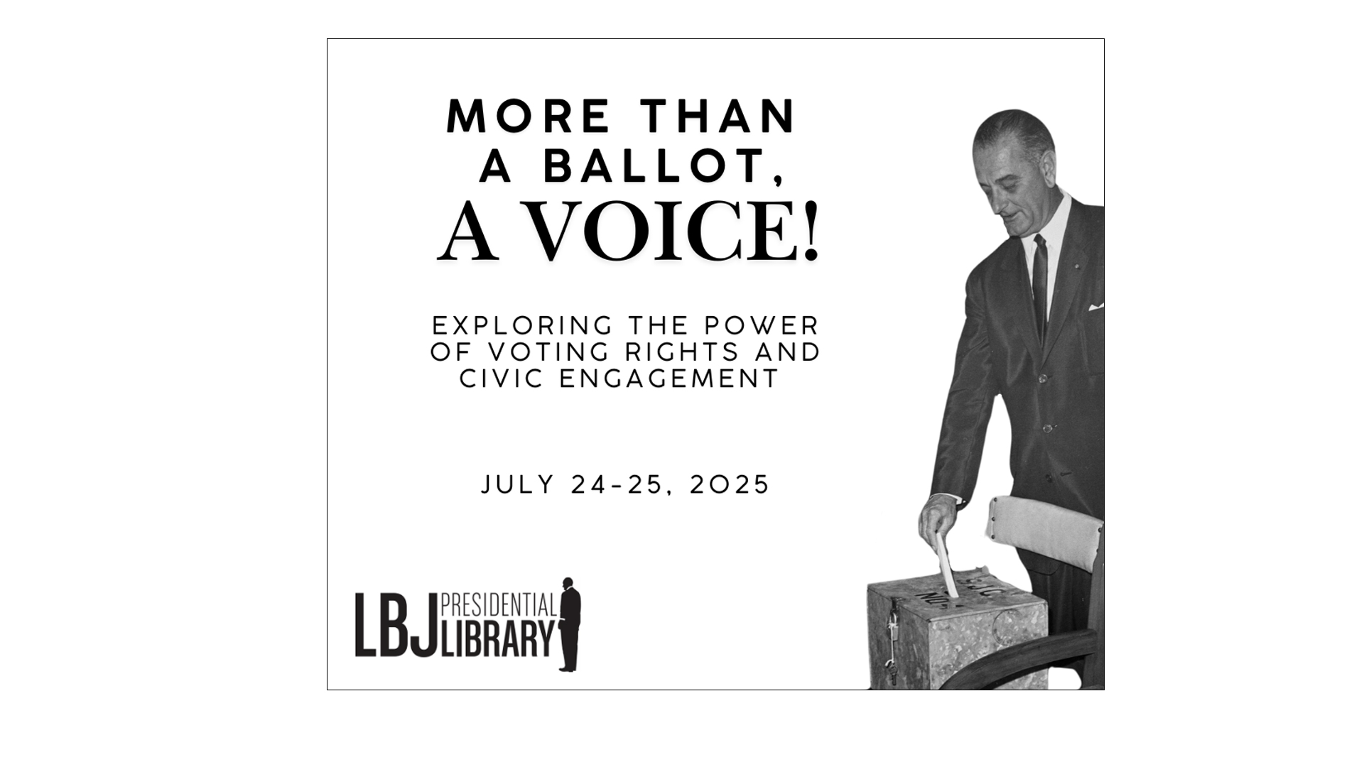 More Than a Ballot, a Voice!