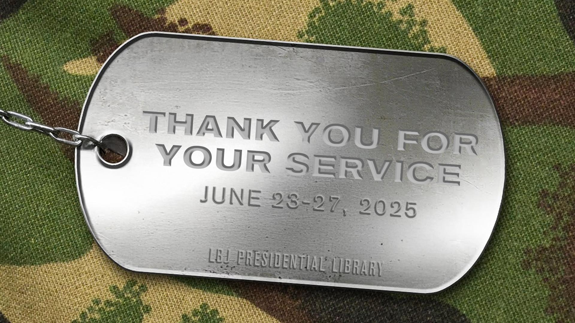 Thank you for your service: Historical Memory of us conflict educator summer institute