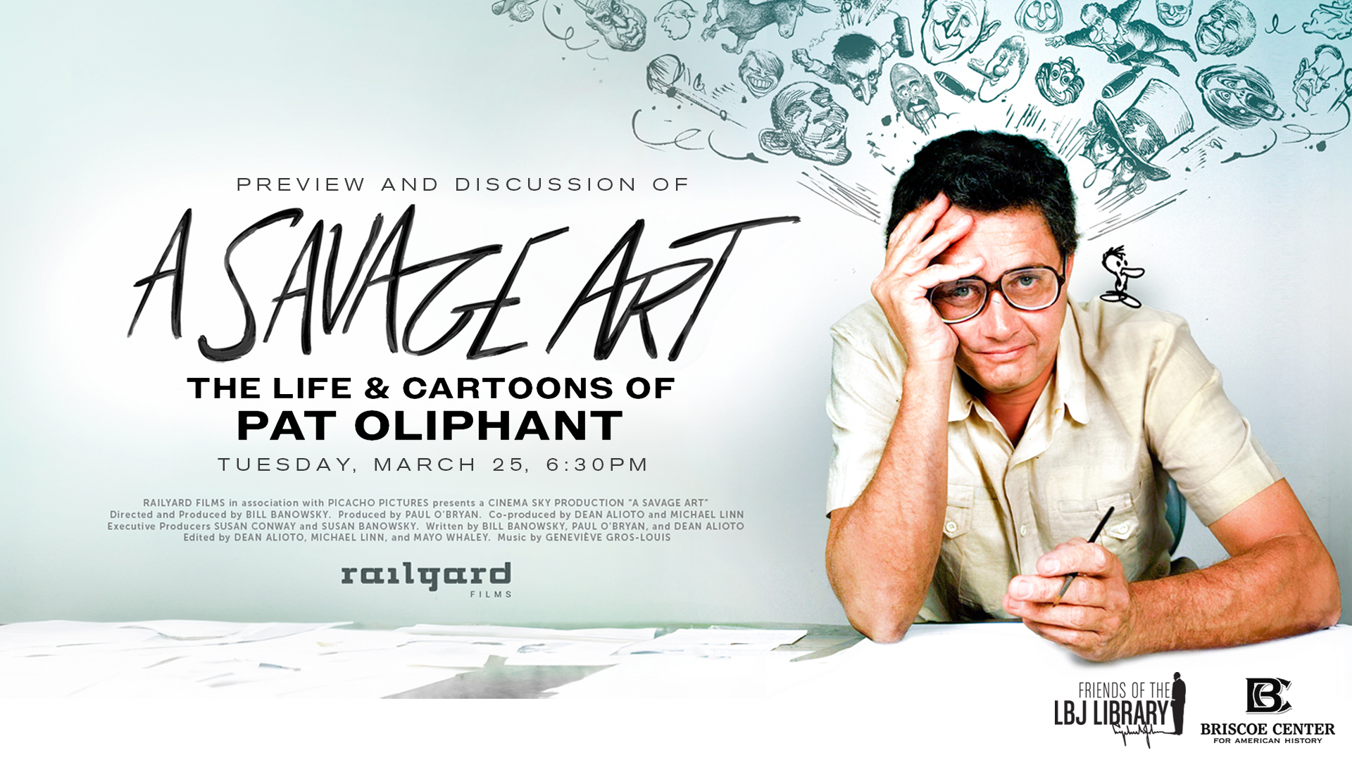 Preview and Discussion of "A Savage Art: The Life & Cartoons of Pat Oliphant"