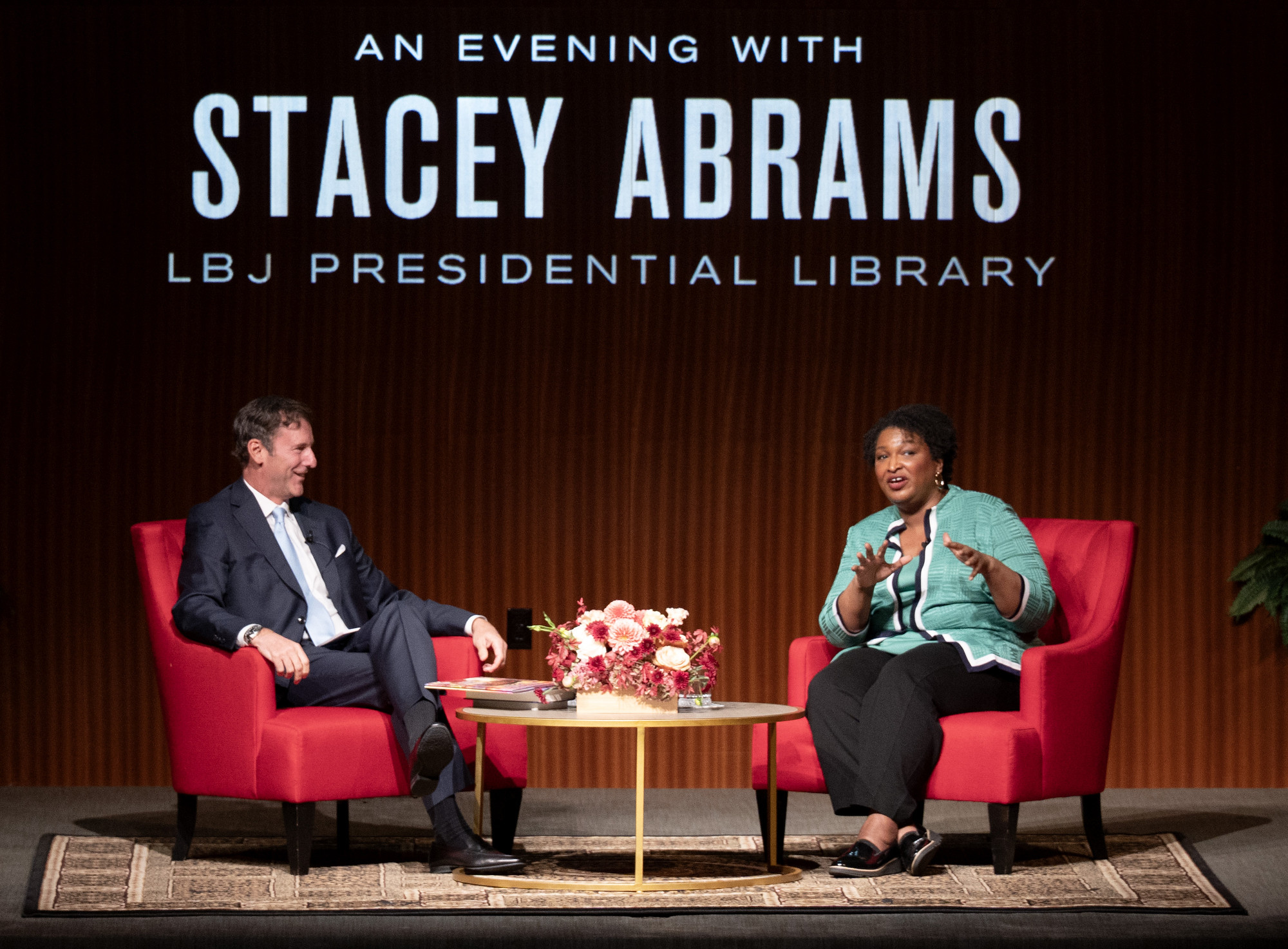 Mark Updegrove and Stacey Abrams