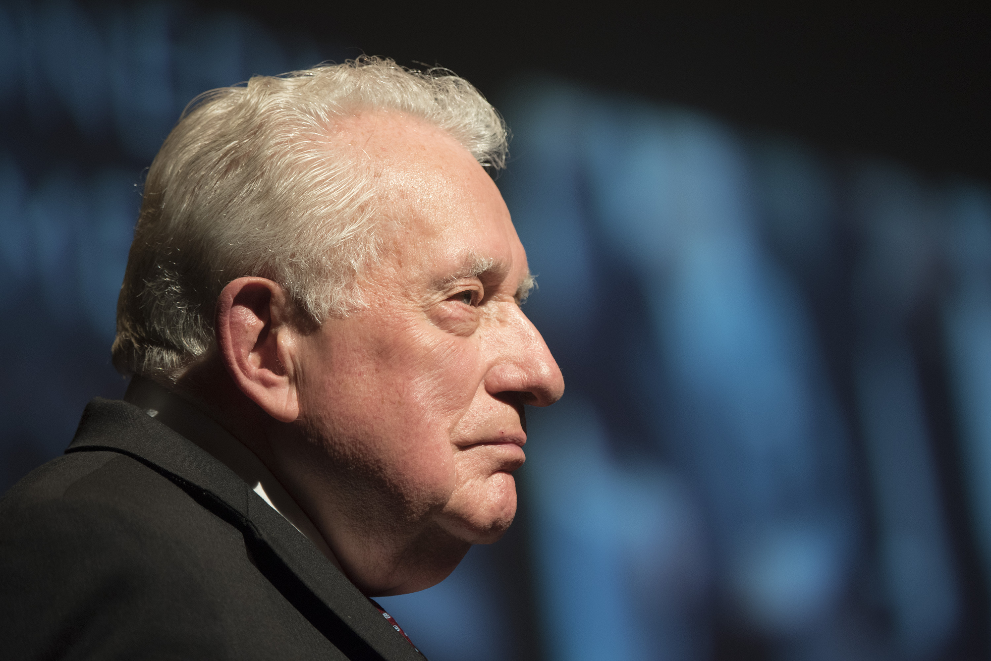 Clint Hill at the LBJ Library on Nov. 30, 2017