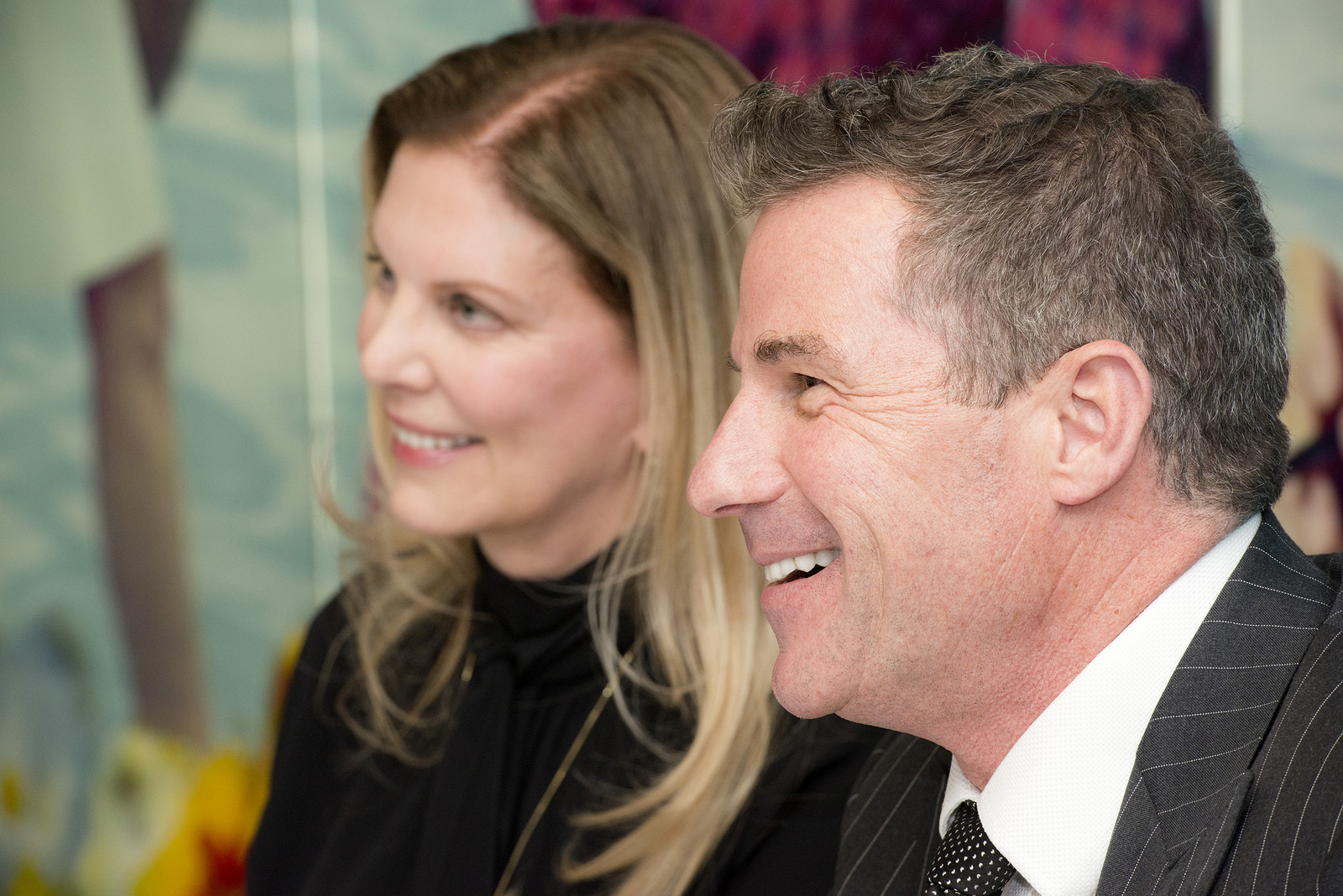 Lea Berman and Jeremy Bernard at their book signing.