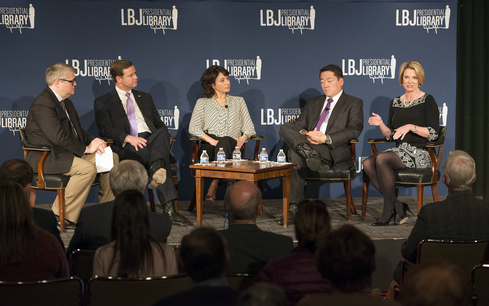 (L-R) Gina Hinojosa, Rep. Gene Wu and Sen. Dawn Buckingham.