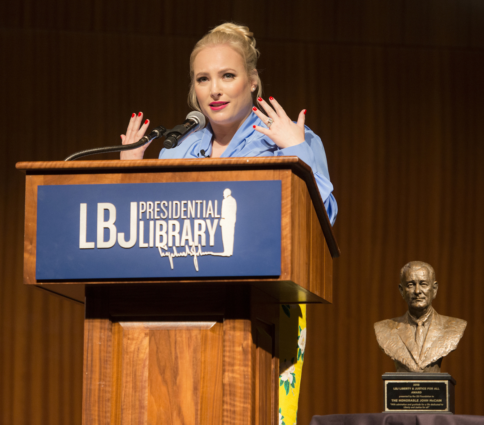Meghan McCain. LBJ Library photo by Jay Godwin #DIG14327-028.