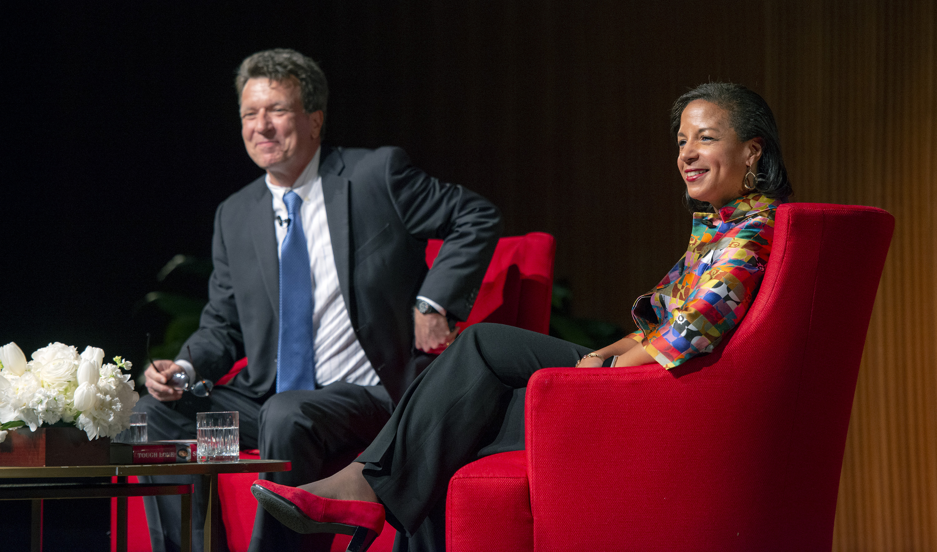 L-R: Mark Lawrence and Susan Rice