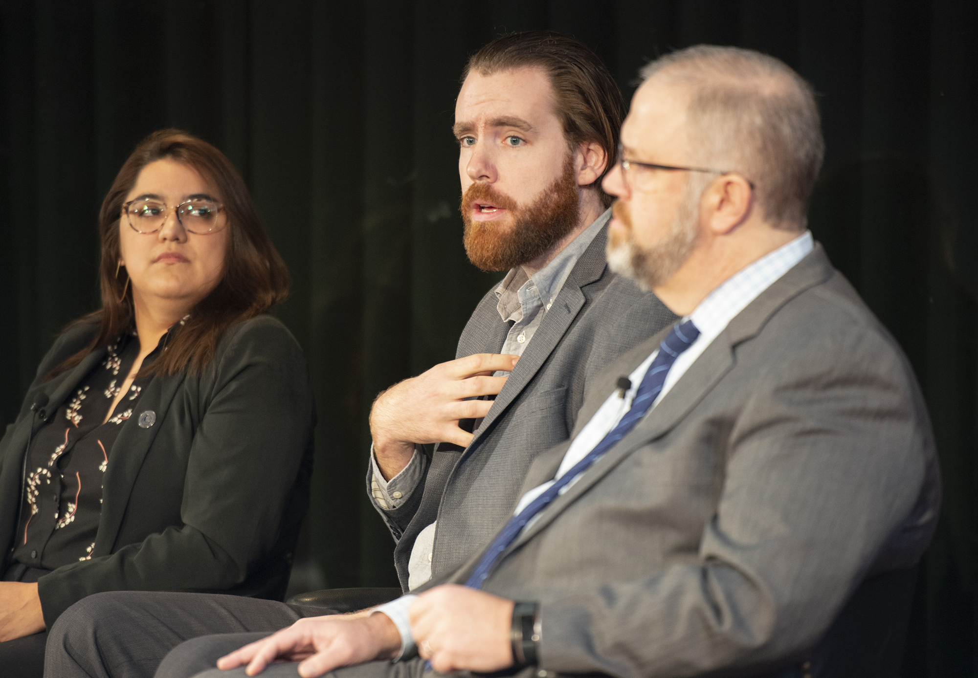 L-R: Genesis Sanchez, John Lawler, and Justin Yancy.