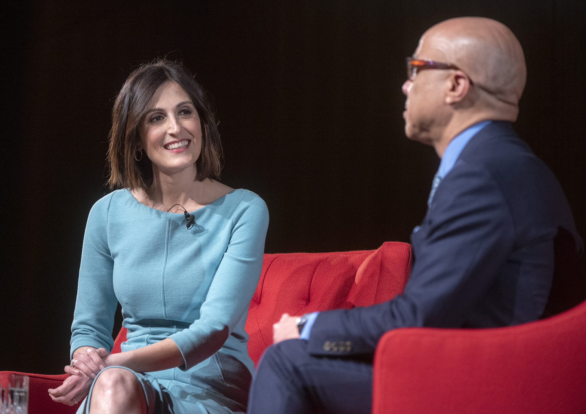 (L-R) Victoria DeFrancesco Soto and Darren Walker. LBJ Library photo by Jay Godwin.
