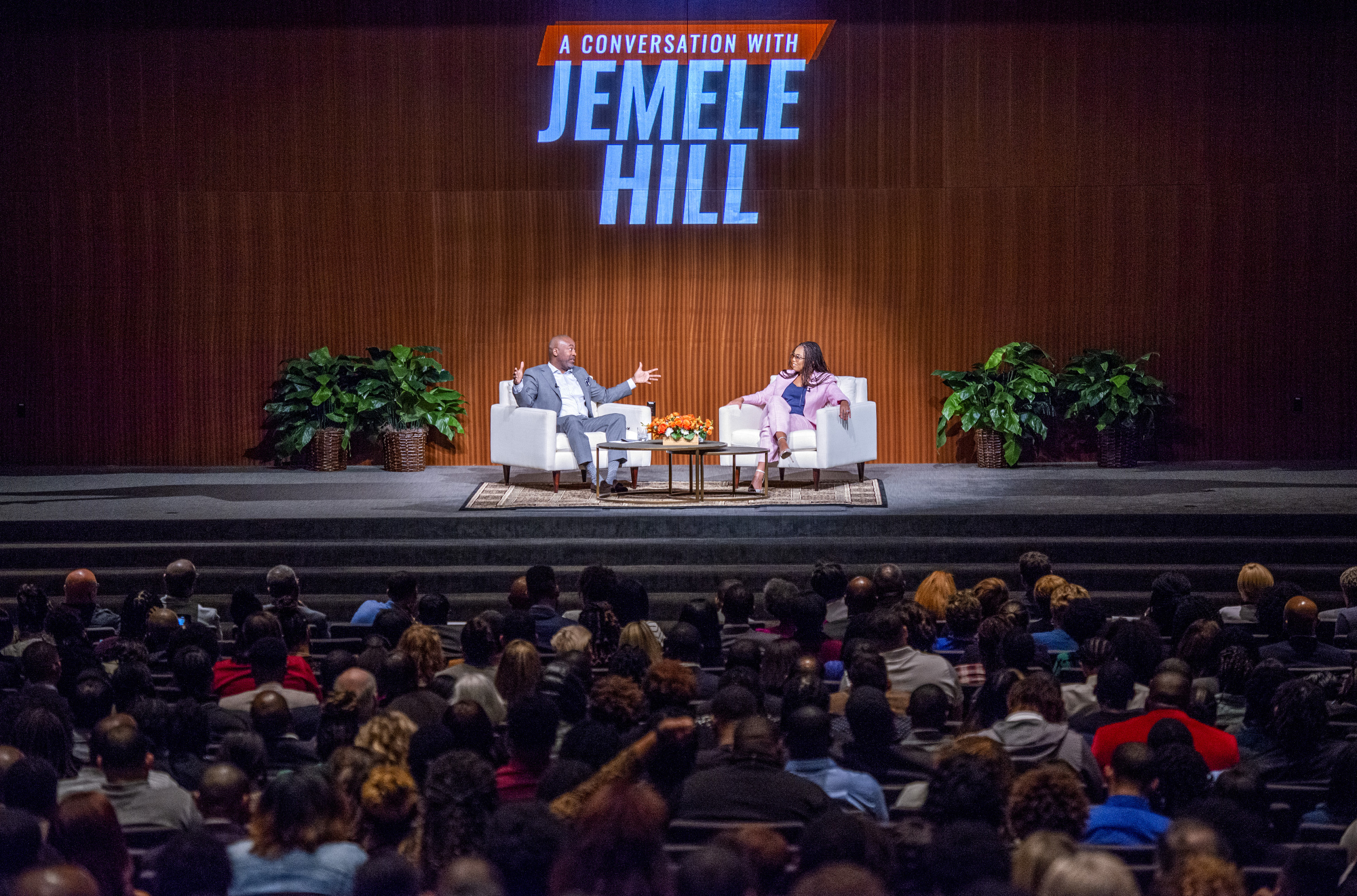Leonard Moore and Jemele Hill.