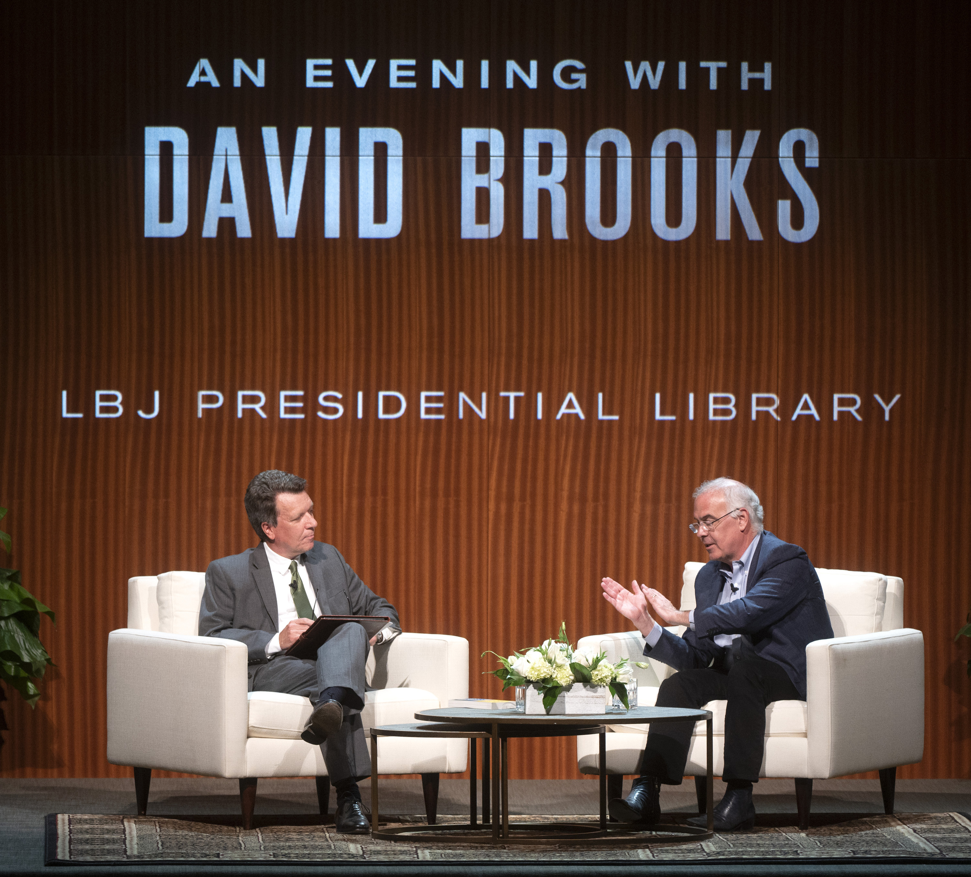 (L-R) Mark Lawrence and David Brooks.