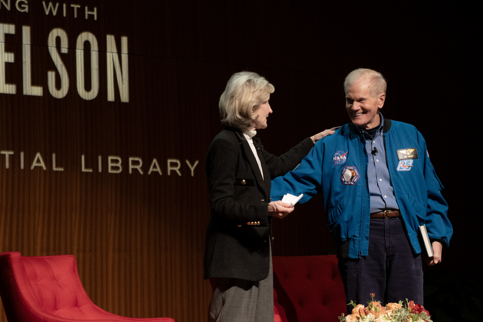 Kay Bailey Hutchison and Bill Nelson.