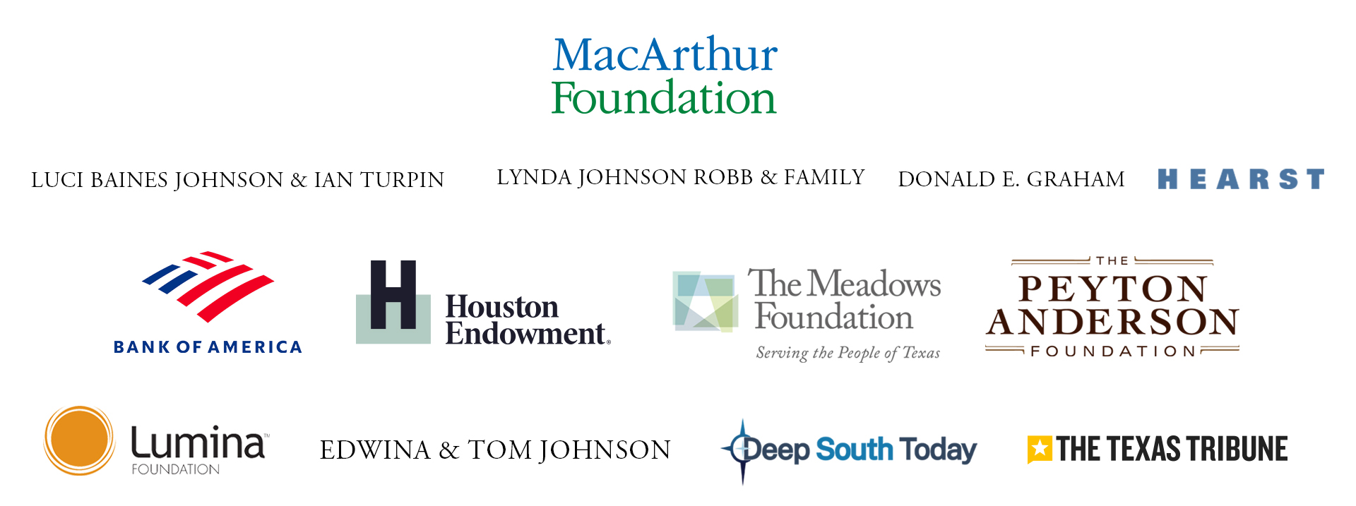 Trust. News. Democracy. Sponsors