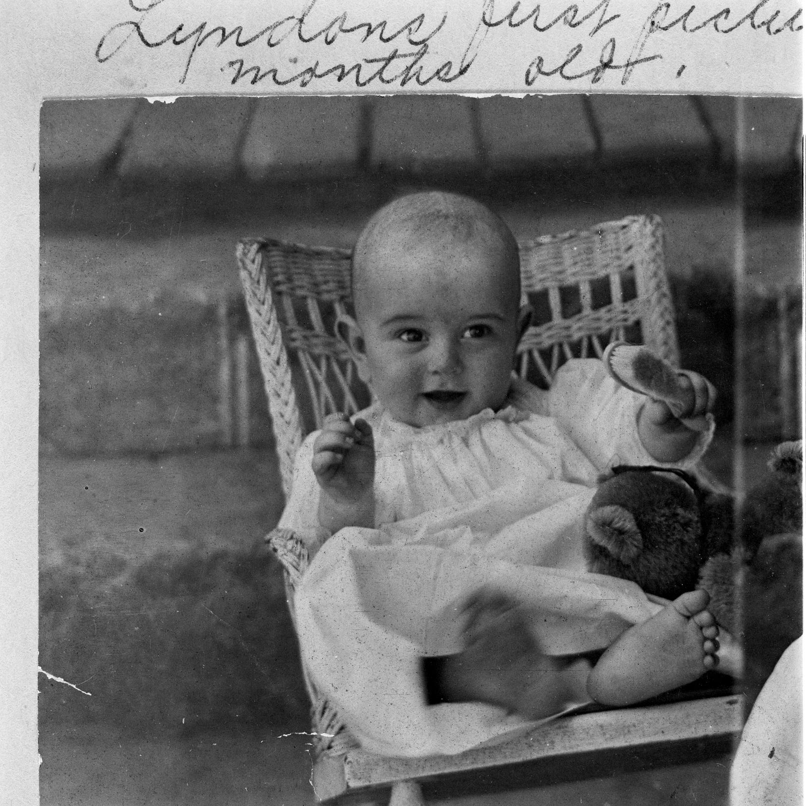 Lyndon B. Johnson at six months old