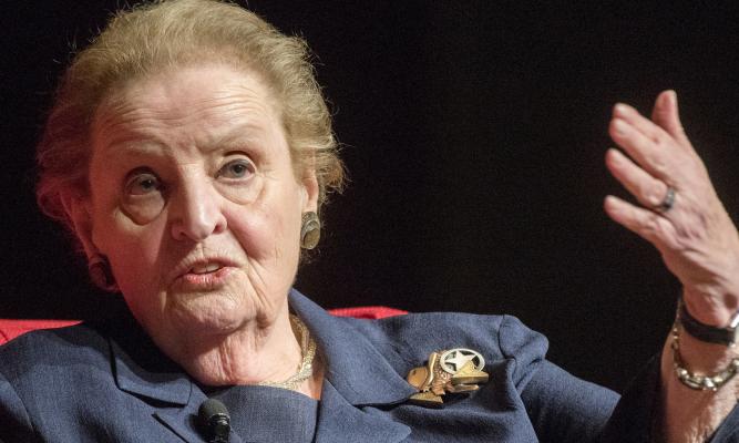 Madeleine Albright. LBJ Library photo by Jay Godwin.