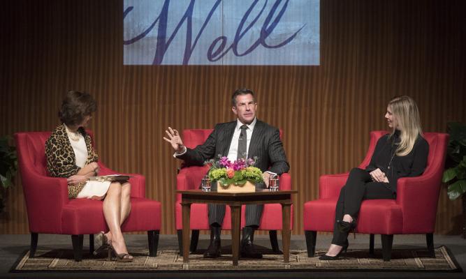 L-R: Capricia Marshall, Jeremy Bernard, and Lea Berman. LBJ Library photo by Jay Godwin.