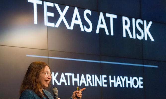 Katharine Hayhoe. LBJ Library photo by Jay Godwin #DIG14287-019.