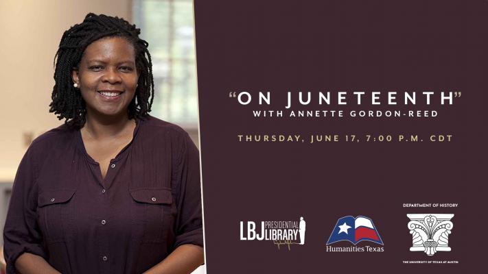 “On Juneteenth” with Annette Gordon-Reed