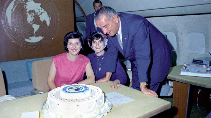 LBJ’s Birthday 1965, LBJ Library photo by Donald Stoderl