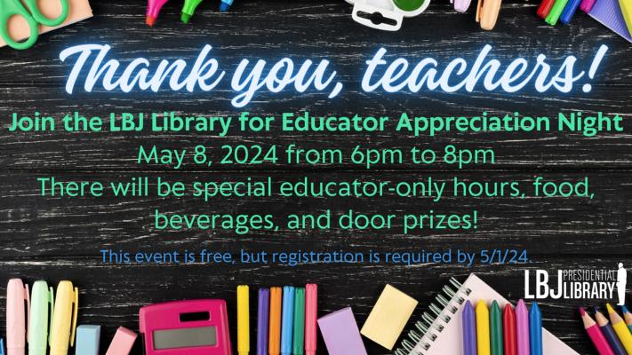 Educator Appreciation Night