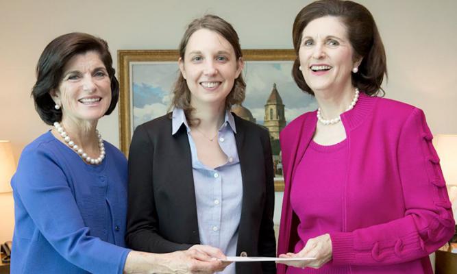  Photo caption: L-R: Luci Baines Johnson, Dr. Rebecca U. Thorpe, Lynda Johnson Robb.